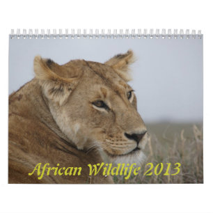 Calendario africano 2013 de la fauna