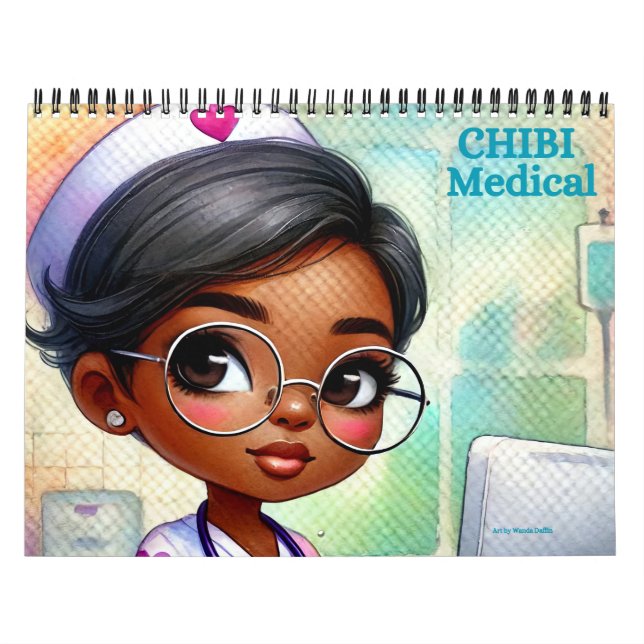 Calendario Africano Americano Personal Médico CHIB (Tapa)