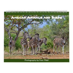 Calendario Africano de Animales y Aves 2026