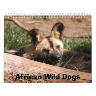 Calendario africano de los perros salvajes, perros