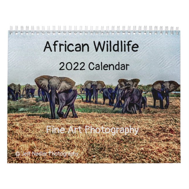 Calendario Africano de Vida Silvestre 2022 (Tapa)