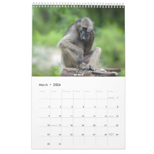 Calendario Africano de Vida Silvestre 2026