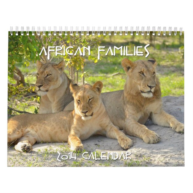 Calendario africano del personalizado de las (Tapa)