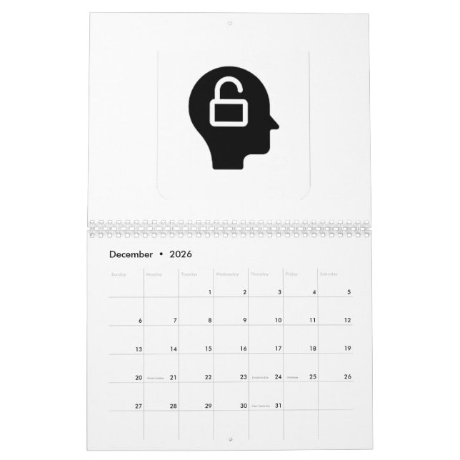 Calendario Agenda (Dec 2026)