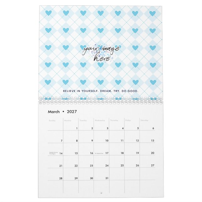 Calendario Agradable Argyle (Mar 2027)