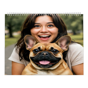 Calendario Agregar foto de Bulldog Francés Personalizar