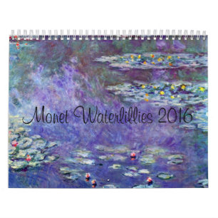 Calendario Agua Lillies 2016 de Monet