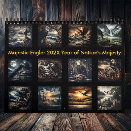 Calendario Águila majestuosa: Un año de Majestad de la Natura