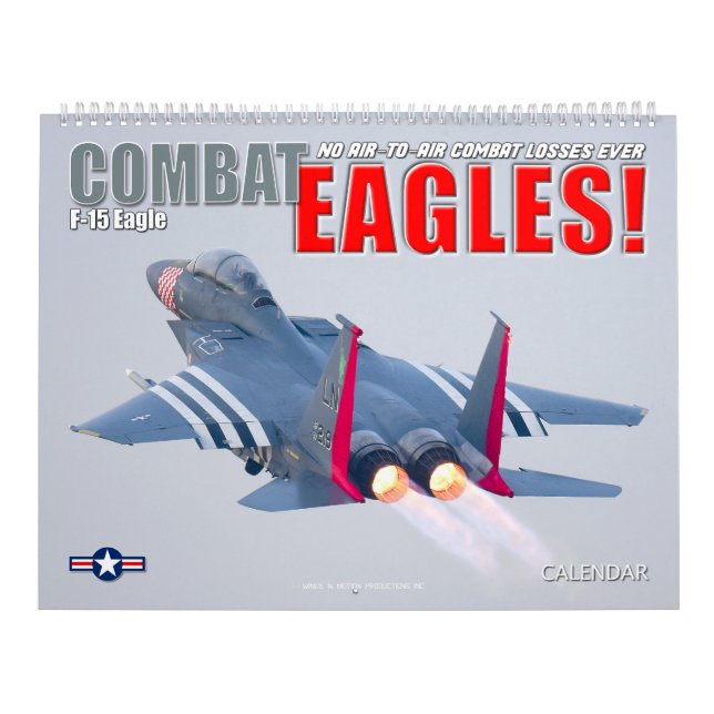 Calendario ÁGUILAS DE COMBATE! - F-15 Eagle (Tapa)
