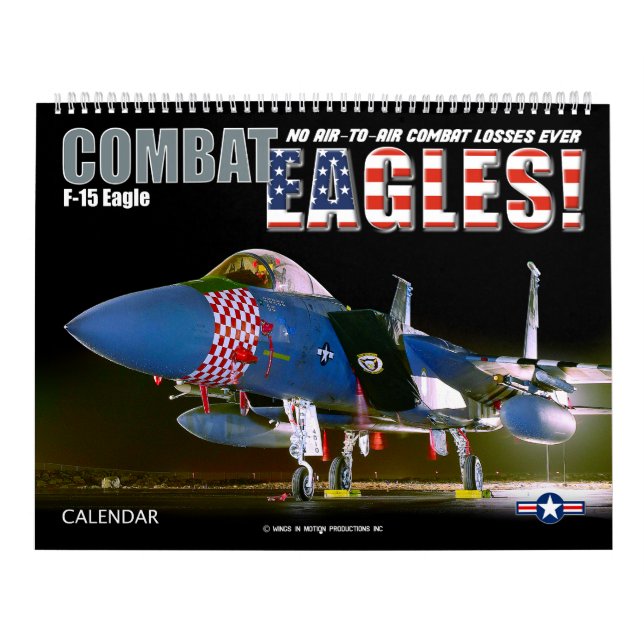 Calendario ¡ÁGUILAS DE COMBATE! - F-15 Eagle (Tapa)