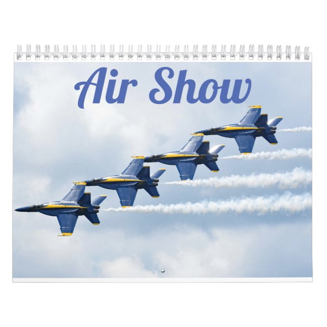 Calendario Air Show Two Page MediumCalendar, Blanco (Tapa)