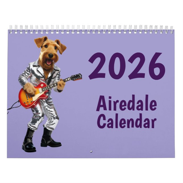 Calendario Airedale (Tapa)