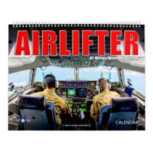 Calendario AIRLIFTER - Aviación de cuerpo amplio militar de l