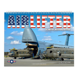 Calendario AIRLIFTER - Aviación de cuerpo amplio militar de l