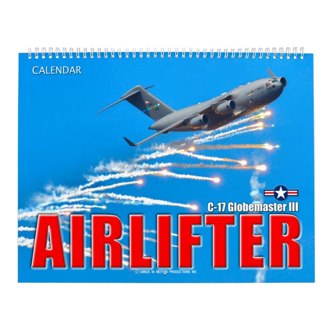 Calendario AIRLIFTER - C-17 Globemaster III (Tapa)