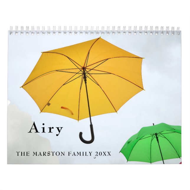 Calendario Airy de 12 meses (Tapa)