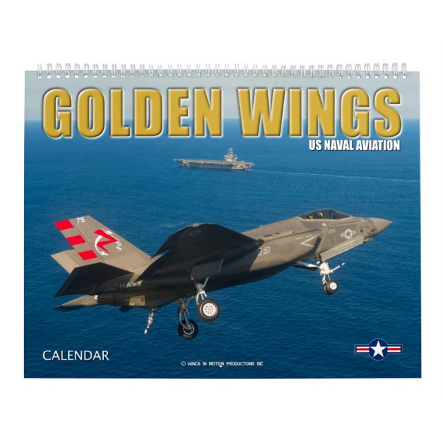 Calendario ALAS DE GOLDEN - Aviación naval de Estados Unidos (Tapa)