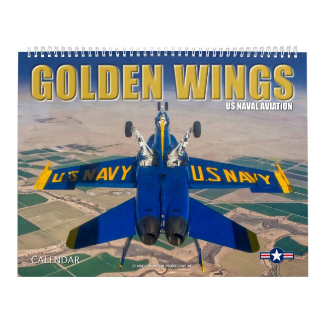 Calendario ALAS DE GOLDEN - Aviación naval de Estados Unidos (Tapa)