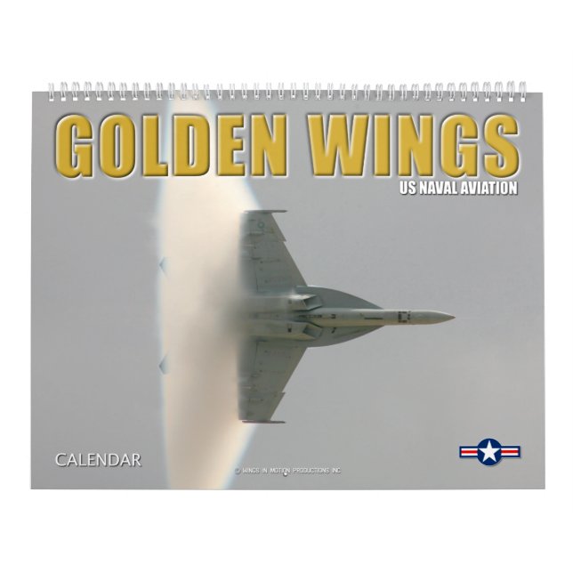 Calendario ALAS DE GOLDEN - Aviación naval de Estados Unidos (Tapa)