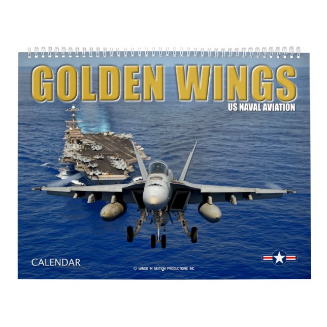 Calendario ALAS DE GOLDEN - Aviación naval de Estados Unidos (Tapa)