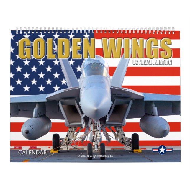 Calendario ALAS DE GOLDEN - Aviación naval de Estados Unidos (Tapa)