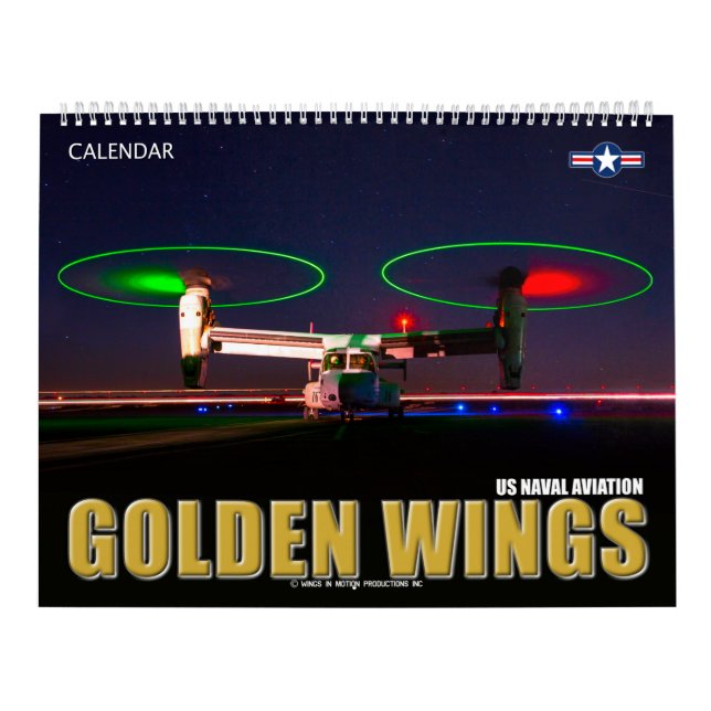 Calendario ALAS DE GOLDEN - Aviación naval de Estados Unidos (Tapa)