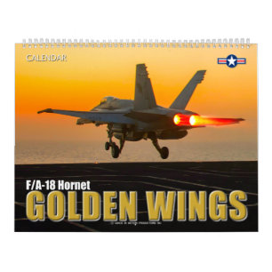 Calendario ALAS GOLDEN - avispón F/A-18