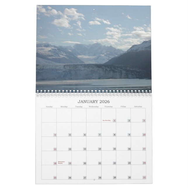 CALENDARIO ALASKA (Jan 2026)