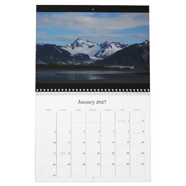 Calendario Alaska 2012 (Jan 2027)