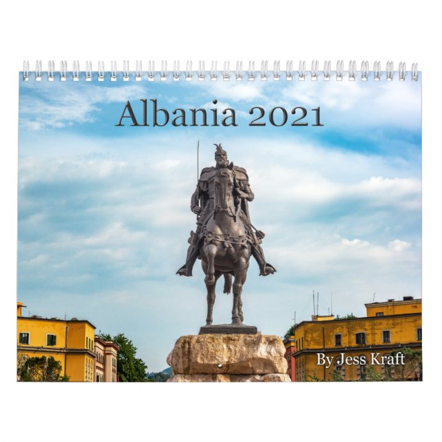 Calendario Albania 2021 (Tapa)