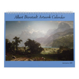 Calendario Albert Bierstadt Artwork