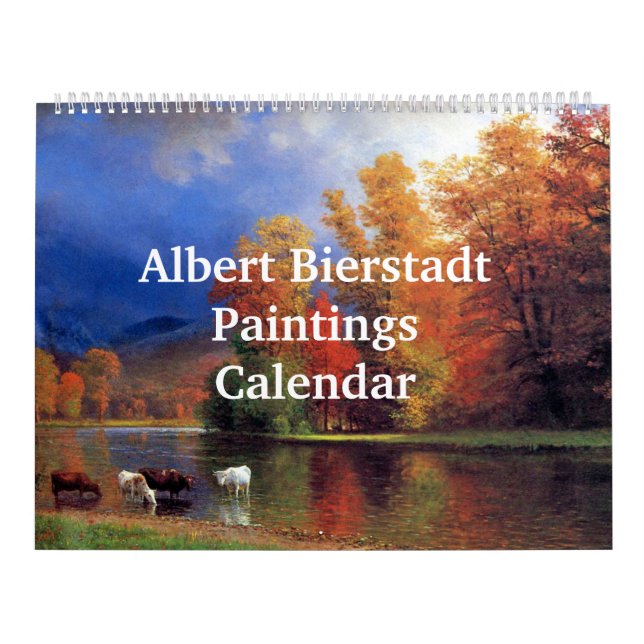 Calendario Albert Bierstadt Paintings (Tapa)