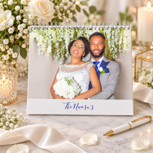Calendario Álbum de Fotos de Boda Precioso
