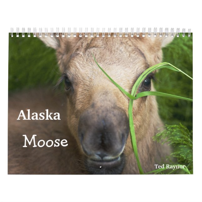 Calendario Alces de Alaska (Tapa)