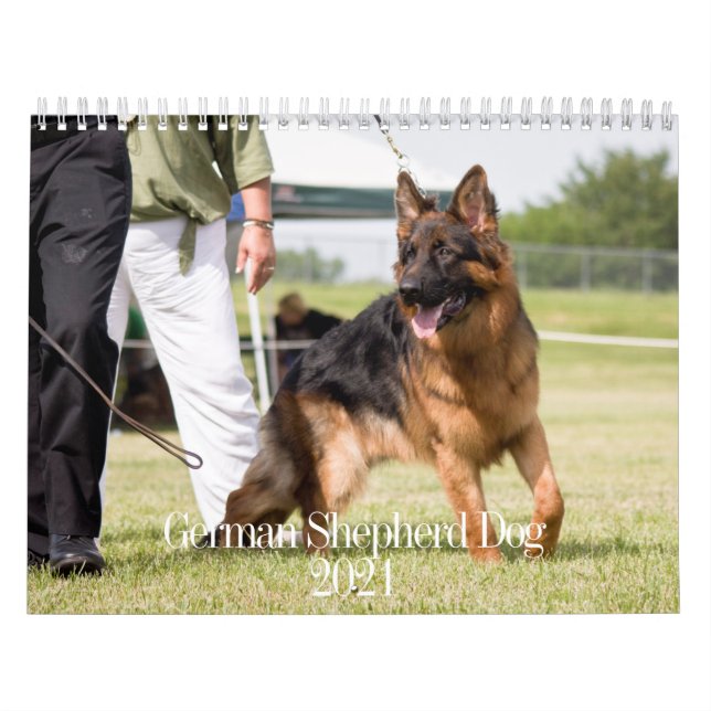 Calendario alemán de perros pastores (Tapa)