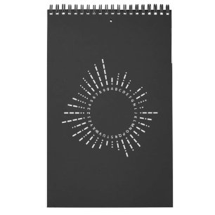 Calendario Alfabeto de código Morse