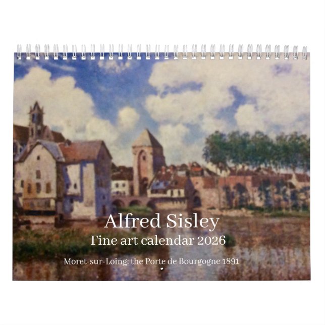 Calendario Alfred Sisley (Tapa)