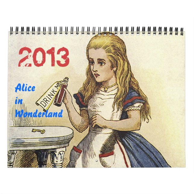 Calendario Alicia de Maravillas 2013 (Tapa)