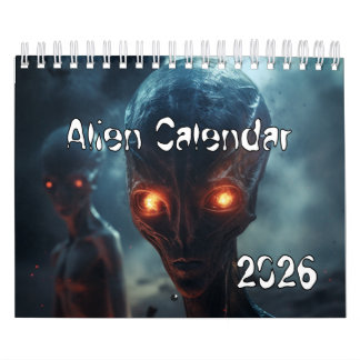 Calendario Alien 2025 OVNI