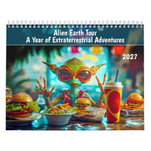 Calendario Alien Earth Tour – Un Año de Aventura Extraterrest
