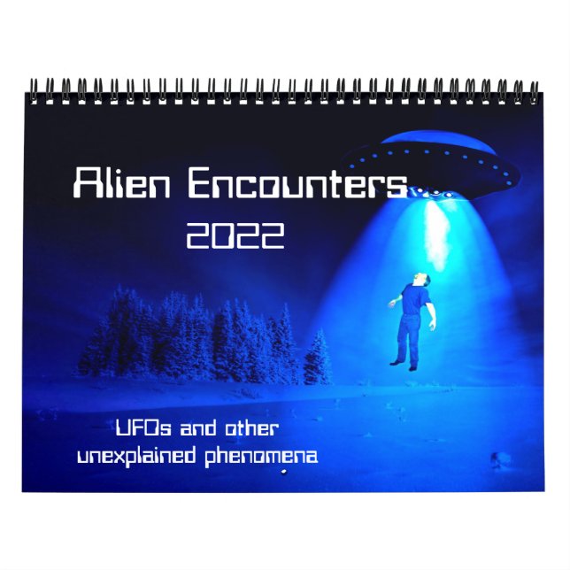 Calendario Alien Encounters 2022 Calendar (Tapa)