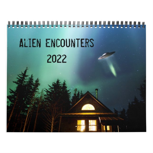 Calendario Alien Encounters 2022 Calendar (Tapa)