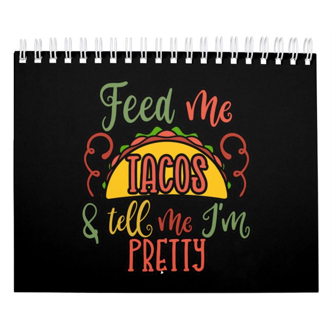 Calendario Alimentarme tacos y decirme que soy Bonito (Tapa)