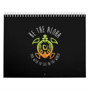 Calendario Aloha de tortuga hawaiana