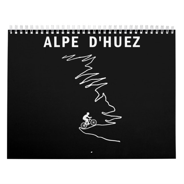 Calendario alpe dhuez france road ciclismo (Tapa)