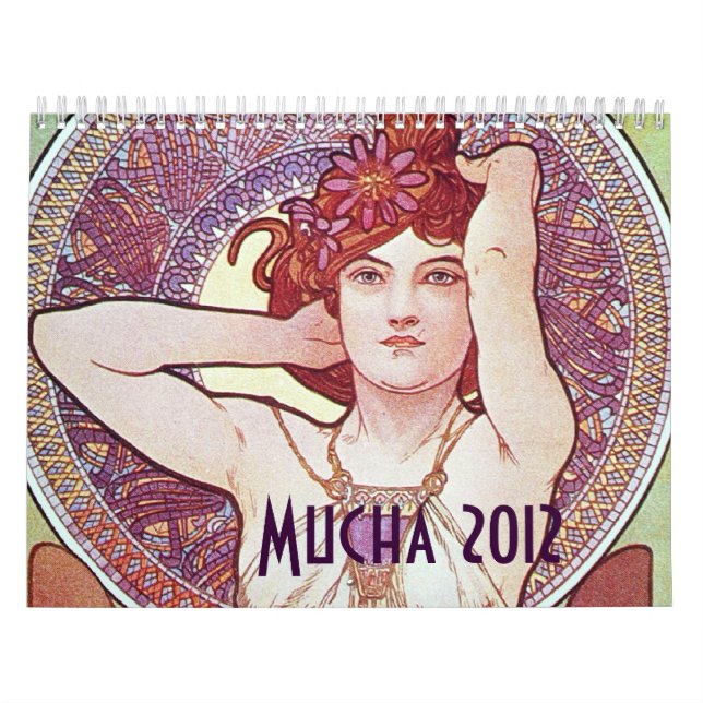 Calendario Alphonse Mucha (Tapa)