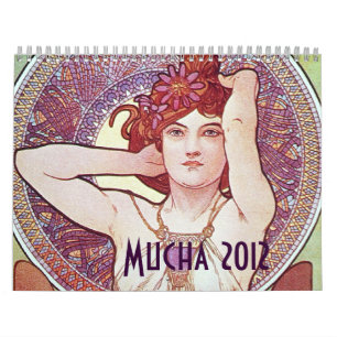 Calendario Alphonse Mucha