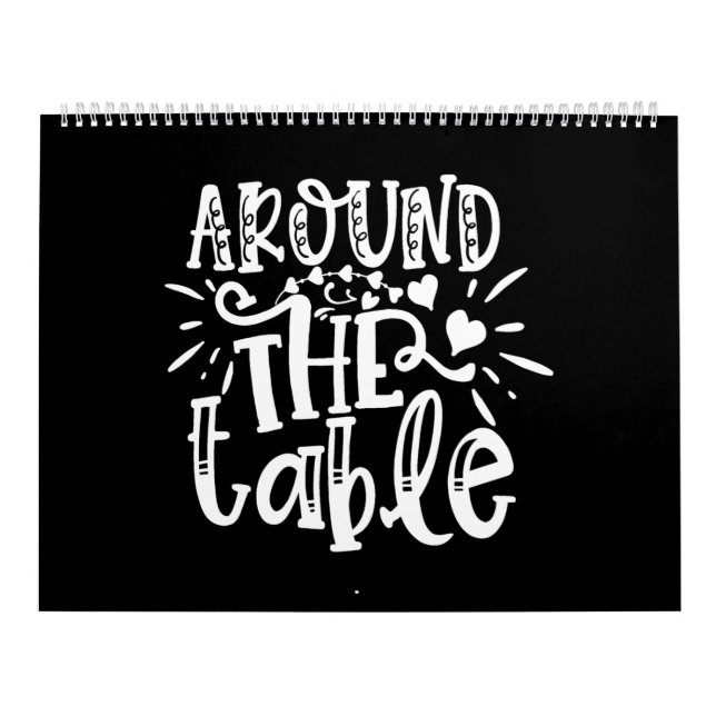 Calendario alrededor de la mesa (Tapa)