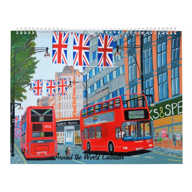 Calendario alrededor del mundo  (Tapa)