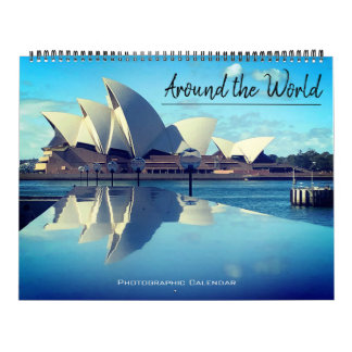 Calendario alrededor del mundo 2027 (con ubicaciones) grande
